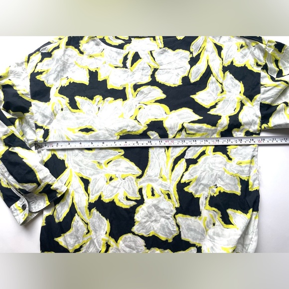 NATORI Misty Floral Cotton
Boatneck Black and White Dress - Picture 3 of 8